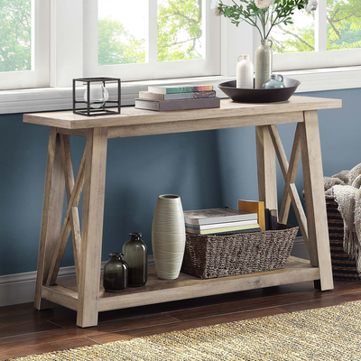 Better Homes & Gardens Granary Modern Farmhouse Console Table, Multiple Finishes