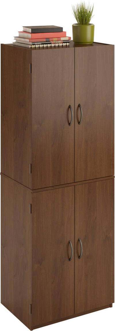 4-Door 5' Storage Cabinet, Espresso