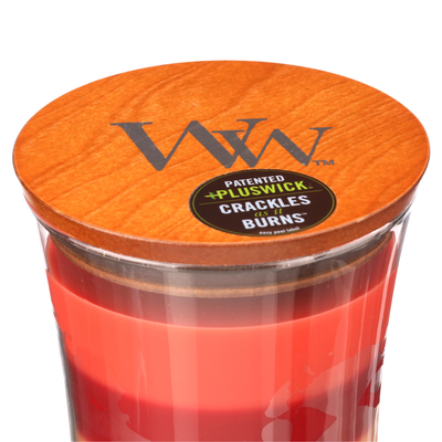 Woodwick Trilogy Autumn Harvest - Large Hourglass Candle