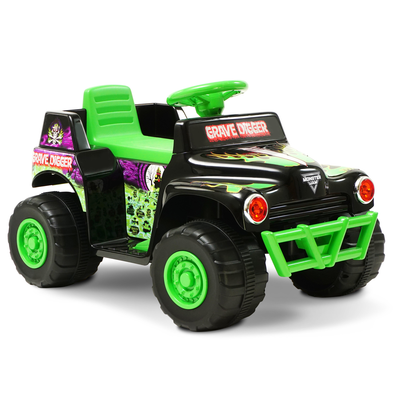 Hyper Toys 6 Volt Grave Digger Truck, Preschool Wheels Power Ride On, Boys