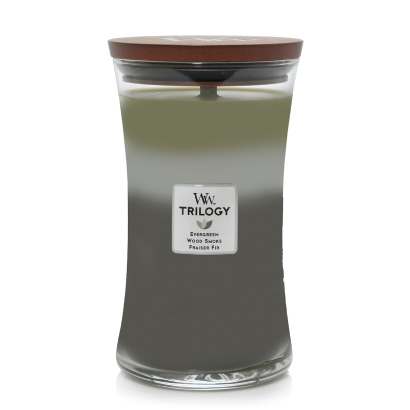Woodwick Trilogy Autumn Harvest - Large Hourglass Candle