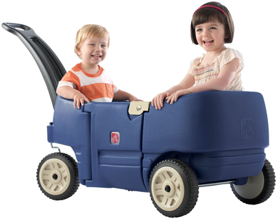Step2 Wagon for Two Plus-Kids Pull Wagon, Blue