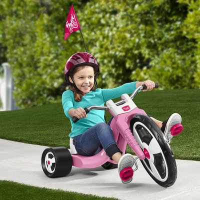 Radio Flyer, Big Flyer Sport, Chopper Tricycle, 16" Front Wheel, Pink