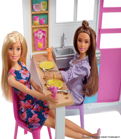 Barbie Estate Fully Furnished Close & Go House with Themed Accessories