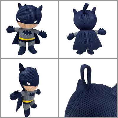 Batman Kids Microfiber Bath Towel and Mesh Character Scrubby Pal, 2-Piece Set