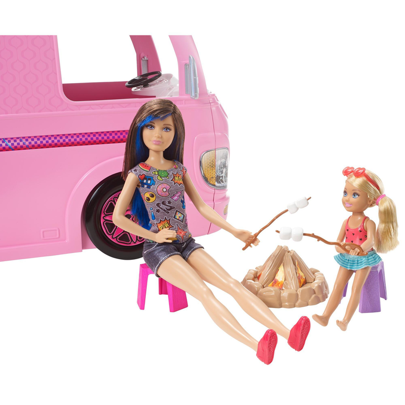 Barbie Estate Dreamcamper Adventure Camping Playset with Accessories
