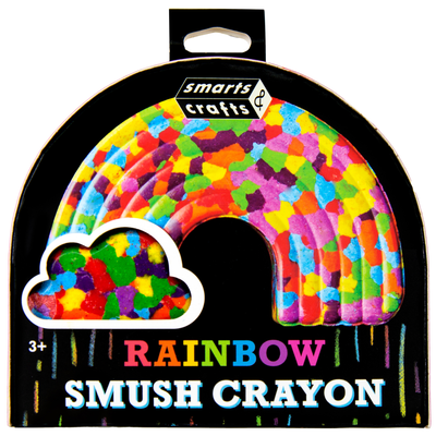 Smarts & Crafts Rainbow Smush Crayon, Art & Craft Kits for Boys & Girls, Kids, 1 Count