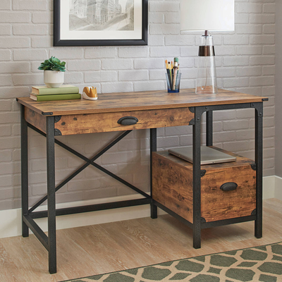 Better Homes & Gardens Rustic Country Desk, Weathered Pine Finish