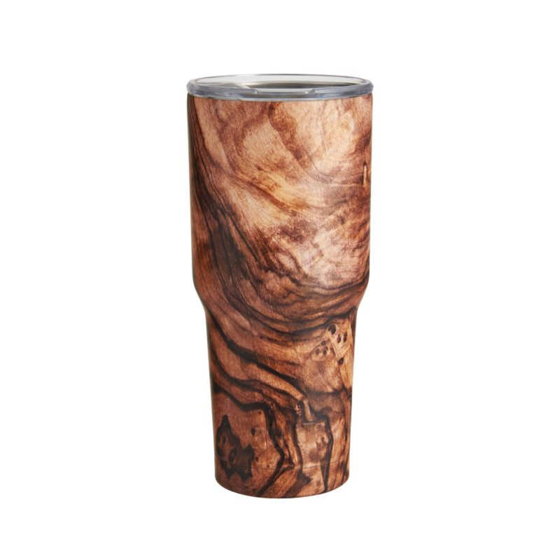 Built 30-Ounce Double-Walled Stainless Steel Tumbler in Black Marble