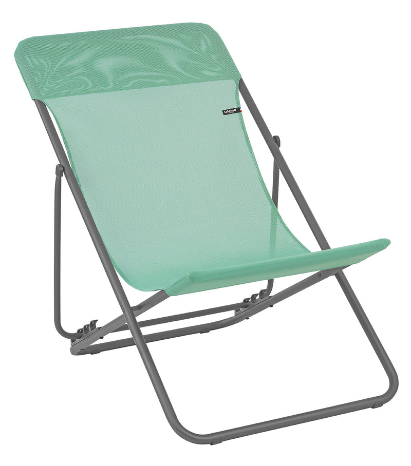 Set of 2 Mint Green European Folding Beach Chairs