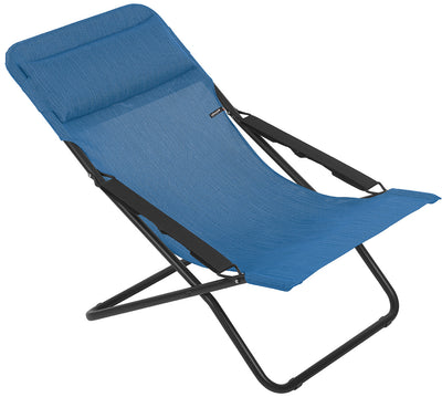 Premium Marine Blue European Folding Beach Chair