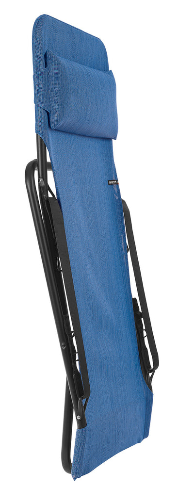 Premium Marine Blue European Folding Beach Chair